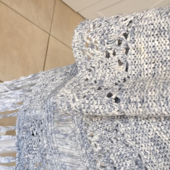 Blank NYC Gray knitted flyaway cardigan. Size XL - Picture 6 of 9